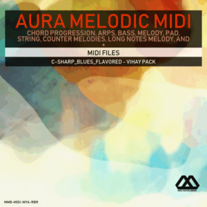 Aura - 4 Chords - 3 Notes-Chord - 16 Bars - C-sharp_Blues_Flavored - Vihay Pack