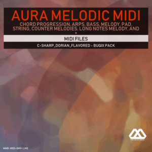 Aura - 4 Chords - 3 Notes-Chord - 16 Bars - C-sharp_Dorian_Flavored - Buqix Pack