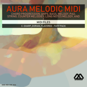 Aura - 4 Chords - 3 Notes-Chord - 16 Bars - C-sharp_Dorian_Flavored - Fatit Pack