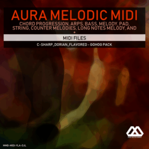 Aura - 4 Chords - 3 Notes-Chord - 16 Bars - C-sharp_Dorian_Flavored - Gohog Pack