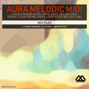 Aura - 4 Chords - 3 Notes-Chord - 16 Bars - C-sharp_Dorian_Flavored - Qemud Pack