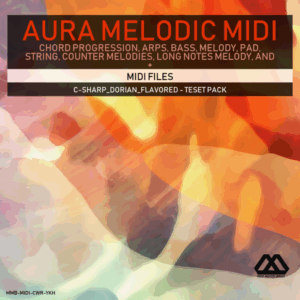 Aura - 4 Chords - 3 Notes-Chord - 16 Bars - C-sharp_Dorian_Flavored - Teset Pack