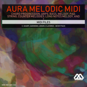 Aura - 4 Chords - 3 Notes-Chord - 16 Bars - C-sharp_Harmonic_Minor_Flavored - Gevey Pack