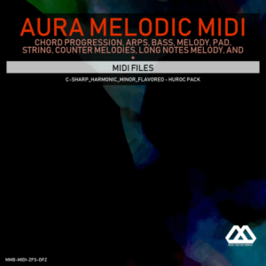 Aura - 4 Chords - 3 Notes-Chord - 16 Bars - C-sharp_Harmonic_Minor_Flavored - Huroc Pack