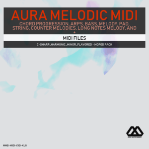 Aura - 4 Chords - 3 Notes-Chord - 16 Bars - C-sharp_Harmonic_Minor_Flavored - Mofod Pack