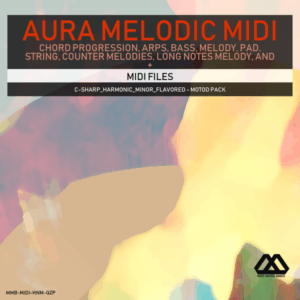 Aura - 4 Chords - 3 Notes-Chord - 16 Bars - C-sharp_Harmonic_Minor_Flavored - Motod Pack