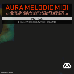 Aura - 4 Chords - 3 Notes-Chord - 16 Bars - C-sharp_Harmonic_Minor_Flavored - Sunaw Pack