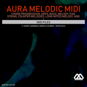 Aura - 4 Chords - 3 Notes-Chord - 16 Bars - C-sharp_Harmonic_Minor_Flavored - Tefok Pack