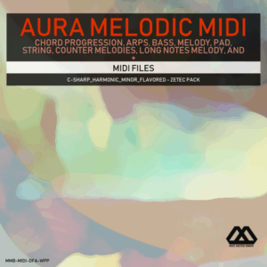 Aura - 4 Chords - 3 Notes-Chord - 16 Bars - C-sharp_Harmonic_Minor_Flavored - Zetec Pack