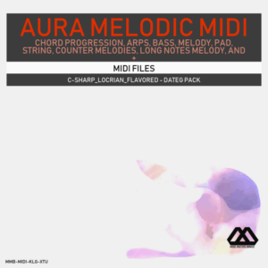 Aura - 4 Chords - 3 Notes-Chord - 16 Bars - C-sharp_Locrian_Flavored - Dateg Pack