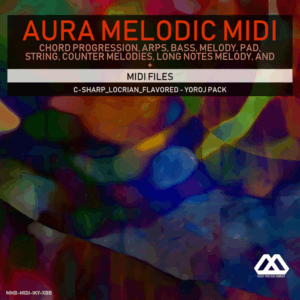 Aura - 4 Chords - 3 Notes-Chord - 16 Bars - C-sharp_Locrian_Flavored - Yoroj Pack