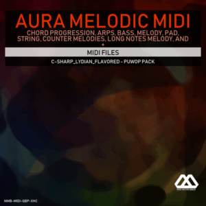 Aura - 4 Chords - 3 Notes-Chord - 16 Bars - C-sharp_Lydian_Flavored - Puwop Pack