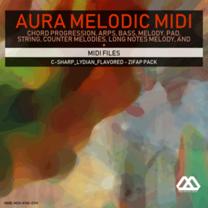 Aura - 4 Chords - 3 Notes-Chord - 16 Bars - C-sharp_Lydian_Flavored - Zifap Pack