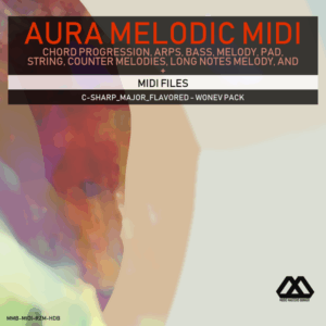 Aura - 4 Chords - 3 Notes-Chord - 16 Bars - C-sharp_Major_Flavored - Wonev Pack