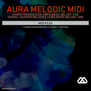 Aura - 4 Chords - 3 Notes-Chord - 16 Bars - C-sharp_Major_Pentatonic_Flavored - Pecex Pack