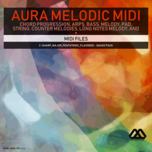 Aura - 4 Chords - 3 Notes-Chord - 16 Bars - C-sharp_Major_Pentatonic_Flavored - Qahoz Pack
