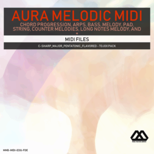 Aura - 4 Chords - 3 Notes-Chord - 16 Bars - C-sharp_Major_Pentatonic_Flavored - Tojox Pack