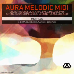 Aura - 4 Chords - 3 Notes-Chord - 16 Bars - C-sharp_Melodic_Minor_Flavored - Bozod Pack