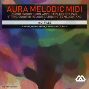 Aura - 4 Chords - 3 Notes-Chord - 16 Bars - C-sharp_Melodic_Minor_Flavored - Celec Pack