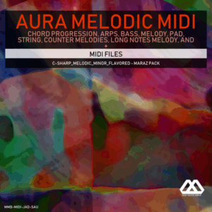 Aura - 4 Chords - 3 Notes-Chord - 16 Bars - C-sharp_Melodic_Minor_Flavored - Maraz Pack