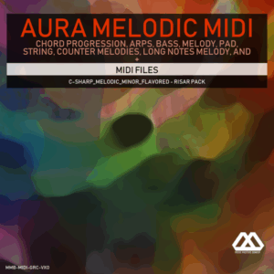 Aura - 4 Chords - 3 Notes-Chord - 16 Bars - C-sharp_Melodic_Minor_Flavored - Risar Pack