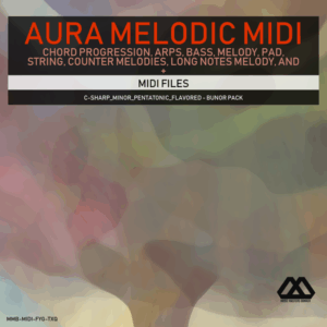 Aura - 4 Chords - 3 Notes-Chord - 16 Bars - C-sharp_Minor_Pentatonic_Flavored - Bunor Pack