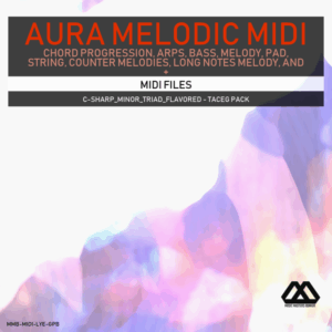 Aura - 4 Chords - 3 Notes-Chord - 16 Bars - C-sharp_Minor_Triad_Flavored - Taceg Pack