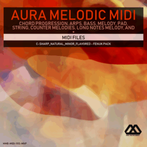 Aura - 4 Chords - 3 Notes-Chord - 16 Bars - C-sharp_Natural_Minor_Flavored - Fenuk Pack