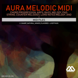 Aura - 4 Chords - 3 Notes-Chord - 16 Bars - C-sharp_Natural_Minor_Flavored - Licef Pack