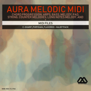 Aura - 4 Chords - 3 Notes-Chord - 16 Bars - C-sharp_Phrygian_Flavored - Hajep Pack