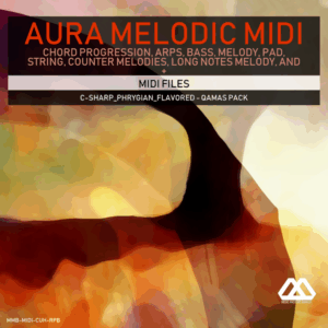 Aura - 4 Chords - 3 Notes-Chord - 16 Bars - C-sharp_Phrygian_Flavored - Qamas Pack
