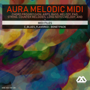 Aura - 4 Chords - 3 Notes-Chord - 16 Bars - C_Blues_Flavored - Bonet Pack