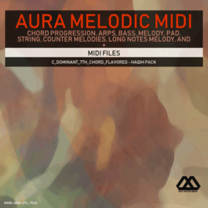 Aura - 4 Chords - 3 Notes-Chord - 16 Bars - C_Dominant_7th_Chord_Flavored - Haqih Pack