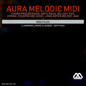 Aura - 4 Chords - 3 Notes-Chord - 16 Bars - C_Harmonic_Minor_Flavored - Qefit Pack
