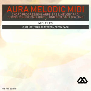 Aura - 4 Chords - 3 Notes-Chord - 16 Bars - C_Major_Triad_Flavored - Zazow Pack