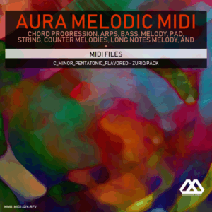 Aura - 4 Chords - 3 Notes-Chord - 16 Bars - C_Minor_Pentatonic_Flavored - Zuriq Pack