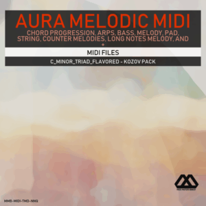 Aura - 4 Chords - 3 Notes-Chord - 16 Bars - C_Minor_Triad_Flavored - Kozov Pack