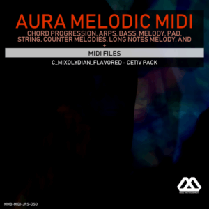 Aura - 4 Chords - 3 Notes-Chord - 16 Bars - C_Mixolydian_Flavored - Cetiv Pack