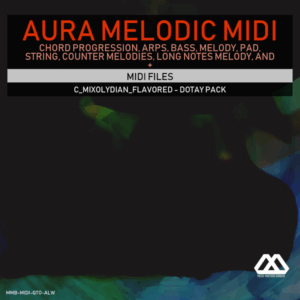 Aura - 4 Chords - 3 Notes-Chord - 16 Bars - C_Mixolydian_Flavored - Dotay Pack