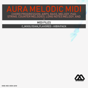 Aura - 4 Chords - 3 Notes-Chord - 16 Bars - C_Mixolydian_Flavored - Hibin Pack