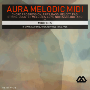 Aura - 4 Chords - 3 Notes-Chord - 16 Bars - D-sharp_Harmonic_Minor_Flavored - Biral Pack