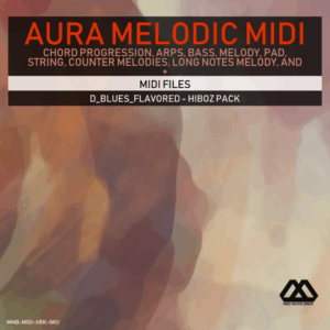Aura - 4 Chords - 3 Notes-Chord - 16 Bars - D_Blues_Flavored - Hiboz Pack