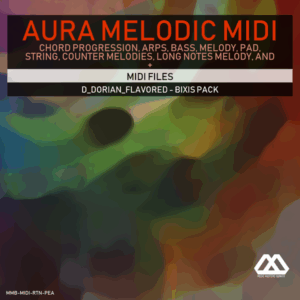 Aura - 4 Chords - 3 Notes-Chord - 16 Bars - D_Dorian_Flavored - Bixis Pack