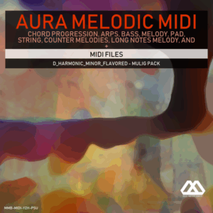 Aura - 4 Chords - 3 Notes-Chord - 16 Bars - D_Harmonic_Minor_Flavored - Mulig Pack