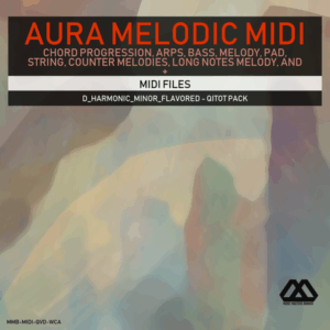 Aura - 4 Chords - 3 Notes-Chord - 16 Bars - D_Harmonic_Minor_Flavored - Qitot Pack