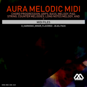 Aura - 4 Chords - 3 Notes-Chord - 16 Bars - D_Harmonic_Minor_Flavored - Zejel Pack