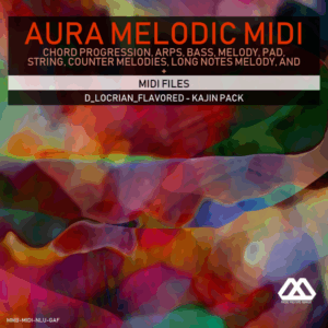 Aura - 4 Chords - 3 Notes-Chord - 16 Bars - D_Locrian_Flavored - Kajin Pack