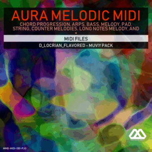 Aura - 4 Chords - 3 Notes-Chord - 16 Bars - D_Locrian_Flavored - Muviy Pack