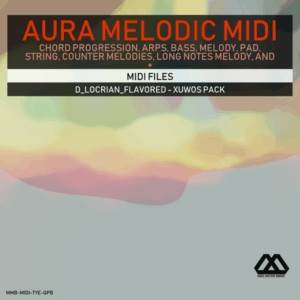 Aura - 4 Chords - 3 Notes-Chord - 16 Bars - D_Locrian_Flavored - Xuwos Pack