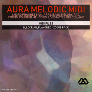 Aura - 4 Chords - 3 Notes-Chord - 16 Bars - D_Locrian_Flavored - Zoqub Pack
